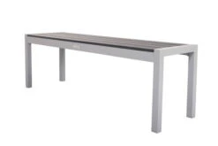 VILLANA Bank, Silber, Alu/Holzimitat, 135x40x45 Cm, Für Bis Zu 3 Personen 9 VILLANA Bank, Silber, Alu/Holzimitat, 135x40x45 Cm, Für Bis Zu 3 Personen -Gartenmoebel Verkaufs-Shop 21645 3.jpg