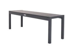 VILLANA Bank, Anthrazit, Alu/Holzimitat, 135x40x45 Cm, Für Bis Zu 3 Personen 8 VILLANA Bank, Anthrazit, Alu/Holzimitat, 135x40x45 Cm, Für Bis Zu 3 Personen -Gartenmoebel Verkaufs-Shop 21648 2.jpg