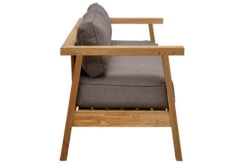 OUTFLEXX Hamim 2-Sitzer, Natur/grau, Teak/Olefin, 190 X 80 X 60 Cm, Recycled Teak -Gartenmoebel Verkaufs-Shop 21686 12.jpg