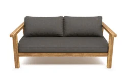 OUTFLEXX Hamim 2-Sitzer, Natur/grau, Teak/Olefin, 190 X 80 X 60 Cm, Recycled Teak -Gartenmoebel Verkaufs-Shop 21686 8.jpg