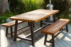 OUTFLEXX Bank, Natur/schwarz, Akazie, 160 X 36,5 X 45 Cm 19 OUTFLEXX Bank, Natur/schwarz, Akazie, 160 X 36,5 X 45 Cm -Gartenmoebel Verkaufs-Shop 21924 9.jpg