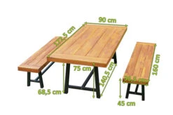 OUTFLEXX Sitzgruppe, Natur, Akazie, Tisch 172,5 X 90 Cm, 6 Personen 20 OUTFLEXX Sitzgruppe, Natur, Akazie, Tisch 172,5 X 90 Cm, 6 Personen -Gartenmoebel Verkaufs-Shop 21926 5.jpg