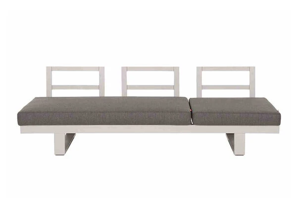 SIENA GARDEN Avenia Dining-Bank/Liege, Matt Weiß-grau/stone Grey, Aluminium, 73x195x70 Cm, Inkl. Sitz-und Rückenkissen 10 SIENA GARDEN Avenia Dining-Bank/Liege, Matt Weiß-grau/stone Grey, Aluminium, 73x195x70 Cm, Inkl. Sitz-und Rückenkissen – Bild 8