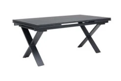 OUTFLEXX Esstischgarnitur, OUTFLEXX® Anthrazit Matt, Alu / Spraystone / Teak, Tisch 180/280x100cm, 10 Stapelsessel -Gartenmoebel Verkaufs-Shop 22129 8.jpg