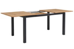 OUTFLEXX Esstischgarnitur, OUTFLEXX® Anthrazit Matt, Alu / Teak / Textil, Tisch 150/210x90cm, 4 Stapelsessel, 2 Multipo -Gartenmoebel Verkaufs-Shop 22171 10.jpg