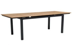 OUTFLEXX Esstischgarnitur, OUTFLEXX® Anthrazit Matt, Alu / Teak / Textil, Tisch 180/240x100cm, 4 Stapelsessel, 2 Multipo -Gartenmoebel Verkaufs-Shop 22189 10.jpg