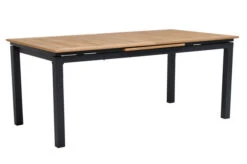 OUTFLEXX Esstischgarnitur, OUTFLEXX® Anthrazit Matt, Alu / Teak / Textil, Tisch 180/240x100cm, 4 Stapelsessel, 2 Multipo -Gartenmoebel Verkaufs-Shop 22189 8.jpg