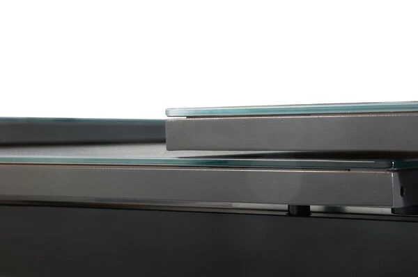 OUTFLEXX Premium Esstischgarnitur, OUTFLEXX® Anthrazit Matt, Alu / Glas / Teak, Tisch 180/240x100cm, 4 Stapelsessel, 2 Multipo 16 OUTFLEXX Premium Esstischgarnitur, OUTFLEXX® Anthrazit Matt, Alu / Glas / Teak, Tisch 180/240x100cm, 4 Stapelsessel, 2 Multipo – Bild 14