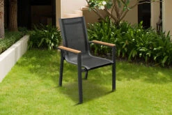 OUTFLEXX Premium Esstischgarnitur, OUTFLEXX® Anthrazit Matt, Alu / Glas / Teak, Tisch 180/240x100cm, 4 Stapelsessel, 2 Multipo 27 OUTFLEXX Premium Esstischgarnitur, OUTFLEXX® Anthrazit Matt, Alu / Glas / Teak, Tisch 180/240x100cm, 4 Stapelsessel, 2 Multipo -Gartenmoebel Verkaufs-Shop 22209 6.jpg