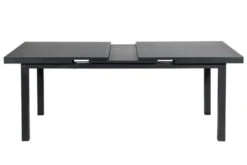 OUTFLEXX Premium Esstischgarnitur, OUTFLEXX® Anthrazit Matt, Alu / Glas / Teak, Tisch 180/240x100cm, 4 Stapelsessel, 2 Multipo 29 OUTFLEXX Premium Esstischgarnitur, OUTFLEXX® Anthrazit Matt, Alu / Glas / Teak, Tisch 180/240x100cm, 4 Stapelsessel, 2 Multipo -Gartenmoebel Verkaufs-Shop 22209 8.jpg