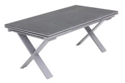 OUTFLEXX Esstischgarnitur, Silber, Alu / Spraystone / Textil, Tisch 180/280x100cm, 10 Multipositionssessel 23 OUTFLEXX Esstischgarnitur, Silber, Alu / Spraystone / Textil, Tisch 180/280x100cm, 10 Multipositionssessel -Gartenmoebel Verkaufs-Shop 22213 6.jpg