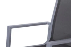 OUTFLEXX Esstischgarnitur, Silber, Alu / Spraystone / Textil, Tisch 180/280x100cm, 6 Stapelsessel 32 OUTFLEXX Esstischgarnitur, Silber, Alu / Spraystone / Textil, Tisch 180/280x100cm, 6 Stapelsessel -Gartenmoebel Verkaufs-Shop 22214 15.jpg