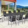 OUTFLEXX Esstischgarnitur, Silber, Alu / Keramik / Textil, Tisch 180/280x100cm, 10 Stapelsessel -Gartenmoebel Verkaufs-Shop 22216 1.jpg
