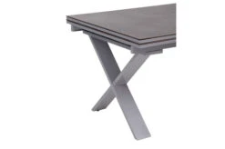 OUTFLEXX Esstischgarnitur, Silber, Alu / HPL / Textil, Tisch 180/280x100cm, 6 Stapelsessel, 2 Multipo -Gartenmoebel Verkaufs-Shop 22227 12.jpg