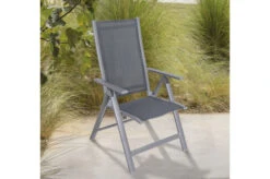 OUTFLEXX Esstischgarnitur, Silber, Alu / HPL / Textil, Tisch 180/280x100cm, 6 Stapelsessel, 2 Multipo -Gartenmoebel Verkaufs-Shop 22227 3.jpg