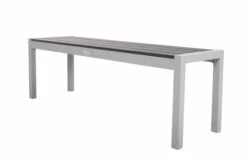 VILLANA Esstischgarnitur, Silber/schwarz, Alu/Holzimitat, Tisch 150x90cm, 2 Bänke Für 6 Personen 17 VILLANA Esstischgarnitur, Silber/schwarz, Alu/Holzimitat, Tisch 150x90cm, 2 Bänke Für 6 Personen -Gartenmoebel Verkaufs-Shop 22555 3.jpg