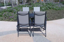 VILLANA Esstischgarnitur, Anthrazit/grau, Alu/Holzimitat/Textil, Tisch 150x90cm, 4 Multipositionssessel -Gartenmoebel Verkaufs-Shop 22577 06.jpg