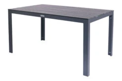 VILLANA Esstischgarnitur, Anthrazit/grau, Alu/Holzimitat/Textil, Tisch 150x90cm, 6 Multipositionssessel -Gartenmoebel Verkaufs-Shop 22578 09.jpg