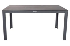 VILLANA Esstischgarnitur, Anthrazit/grau, Alu/Holzimitat/Textil, Tisch 150x90cm, 6 Multipositionssessel -Gartenmoebel Verkaufs-Shop 22578 10.jpg