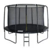 OUTTECH Pole Trampolin, Schwarz, Metallsprungfedern, Stahlgestänge, Ø 425 Cm, Mit Sicherheitsnetz Und Leiter 2 OUTTECH Pole Trampolin, Schwarz, Metallsprungfedern, Stahlgestänge, Ø 425 Cm, Mit Sicherheitsnetz Und Leiter -Gartenmoebel Verkaufs-Shop 22661 1.jpg