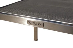 OUTFLEXX Esstischgarnitur, Silber/weiß, Edelstahl/Granit/Textilene, 200x100 Cm, 6 Stühle, Padded, Teakarmlehnen 13 OUTFLEXX Esstischgarnitur, Silber/weiß, Edelstahl/Granit/Textilene, 200x100 Cm, 6 Stühle, Padded, Teakarmlehnen -Gartenmoebel Verkaufs-Shop 22779 06.jpg