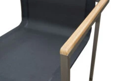 OUTFLEXX Esstischgarnitur, Silber/schwarz, Edelstahl/Granit/Textil, 200x100 Cm, 4 Gartensessel, 2 Multipos, Armlehnen Aus FSC-Teak 17 OUTFLEXX Esstischgarnitur, Silber/schwarz, Edelstahl/Granit/Textil, 200x100 Cm, 4 Gartensessel, 2 Multipos, Armlehnen Aus FSC-Teak -Gartenmoebel Verkaufs-Shop 22786 06.jpg