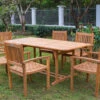 OUTFLEXX Sitzgruppe, Natur, Akazie, Ausziehtisch 180/240 X 100 Cm, 6 Armlehnensessel 2 OUTFLEXX Sitzgruppe, Natur, Akazie, Ausziehtisch 180/240 X 100 Cm, 6 Armlehnensessel -Gartenmoebel Verkaufs-Shop 22831 1.jpg