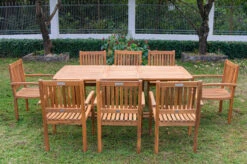 OUTFLEXX Sitzgruppe, Natur, Akazie, Ausziehtisch 180/240 X 100 Cm, 8 Armlehnensessel 17 OUTFLEXX Sitzgruppe, Natur, Akazie, Ausziehtisch 180/240 X 100 Cm, 8 Armlehnensessel -Gartenmoebel Verkaufs-Shop 22832 6.jpg