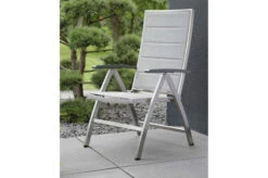 STERN Esstischgarnitur, Silber/grau, Edelstahl/Textilene, Tisch 200 X 100 Cm, 2 Teilige Tischplatte, 4 Stapelsessel, 2 Multipo, Padded 15 STERN Esstischgarnitur, Silber/grau, Edelstahl/Textilene, Tisch 200 X 100 Cm, 2 Teilige Tischplatte, 4 Stapelsessel, 2 Multipo, Padded -Gartenmoebel Verkaufs-Shop 22905 04.jpg