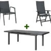 STERN New Top Esstischgarnitur, Anthrazit, Alu / Glas / Textil, Tisch 180/240x100cm, 4 Stapel-, 2 Klappsessel 2 STERN New Top Esstischgarnitur, Anthrazit, Alu / Glas / Textil, Tisch 180/240x100cm, 4 Stapel-, 2 Klappsessel -Gartenmoebel Verkaufs-Shop 22991 1.jpg