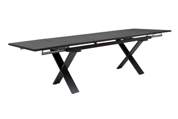 KETTLER BasicPlus Esstischgarnitur, Anthrazit, Alu / Spraystone / Textil, Tisch 180/280x100cm, 4 Stapelsessel, 2 Multipo 8 KETTLER BasicPlus Esstischgarnitur, Anthrazit, Alu / Spraystone / Textil, Tisch 180/280x100cm, 4 Stapelsessel, 2 Multipo – Bild 6