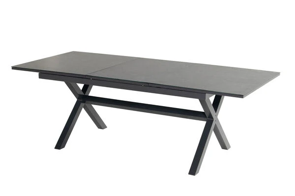 HARTMAN Xanadu / Primo Sitzgruppe, Xerix, Alu/Textilene/Glaskeramik, 6 Multipo, 160/220x100cm, Ausziehfunktion 4 HARTMAN Xanadu / Primo Sitzgruppe, Xerix, Alu/Textilene/Glaskeramik, 6 Multipo, 160/220x100cm, Ausziehfunktion – Bild 2