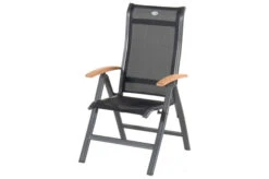 HARTMAN Silencio / Alice Sitzgruppe, Xerix/natur, Alu/Teak, 4x4 Textilen, 4 Dining Sessel, 2 Multipo, 220x100cm, FSC-Teak Armlehnen -Gartenmoebel Verkaufs-Shop 23199 4.jpg.jpg