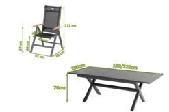 HARTMAN Xanadu / Alice Sitzgruppe, Xerix/natur, Alu/Teak/Glaskeramik, 4x4 Textilen, 8 Multipo, 160/220x100cm, FSC-Teak Armlehnen 9 HARTMAN Xanadu / Alice Sitzgruppe, Xerix/natur, Alu/Teak/Glaskeramik, 4x4 Textilen, 8 Multipo, 160/220x100cm, FSC-Teak Armlehnen -Gartenmoebel Verkaufs-Shop 23246 5.jpg