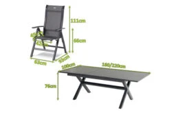 HARTMAN Xanadu / Alice Sitzgruppe, Xerix, Alu/Textilene/Glaskeramik, 8 Multipo, 160/220x100cm 9 HARTMAN Xanadu / Alice Sitzgruppe, Xerix, Alu/Textilene/Glaskeramik, 8 Multipo, 160/220x100cm -Gartenmoebel Verkaufs-Shop 23256 mass.jpg