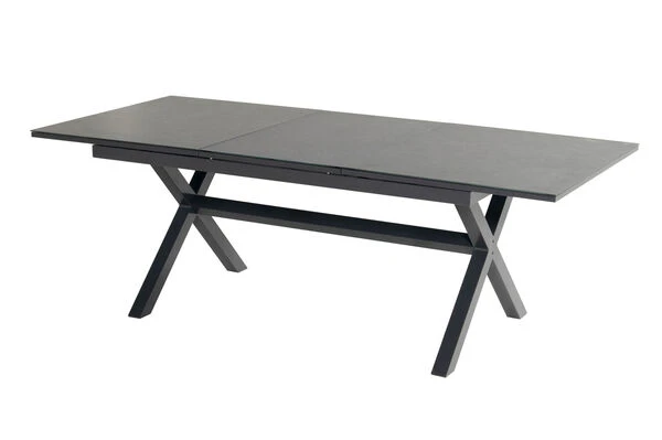 HARTMAN Xanadu / Alice Sitzgruppe, Xerix, Alu/Textilene/Glaskeramik, 6 Stapelsessel, 2 Multipo, 160/220x100cm 4 HARTMAN Xanadu / Alice Sitzgruppe, Xerix, Alu/Textilene/Glaskeramik, 6 Stapelsessel, 2 Multipo, 160/220x100cm – Bild 2