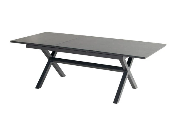 HARTMAN Xanadu / Aruba Sitzgruppe, Xerix/natur, Alu/Teak/Glaskeramik, 6 Multipo, 160/220x100cm, FSC-Teak Armlehnen 4 HARTMAN Xanadu / Aruba Sitzgruppe, Xerix/natur, Alu/Teak/Glaskeramik, 6 Multipo, 160/220x100cm, FSC-Teak Armlehnen – Bild 2