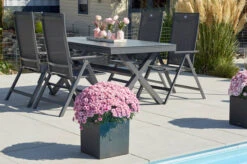 HARTMAN Xanadu / Aruba Sitzgruppe, Xerix, Alu/Textilene/Glaskeramik, 4 Multipo, 160/220x100cm