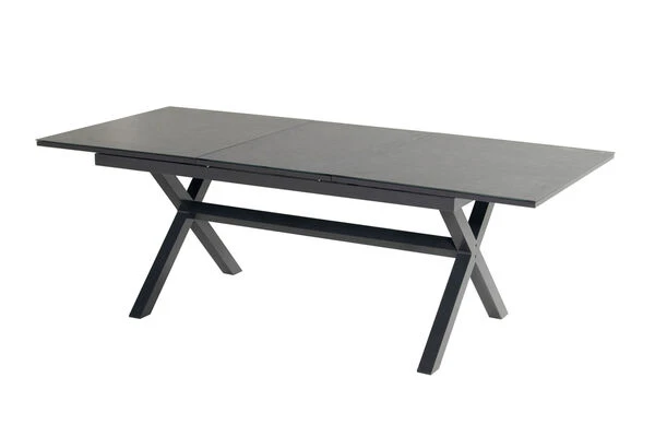 HARTMAN Xanadu / Da Vinci Sitzgruppe, Xerix/natur, Alu/Teak/Glaskeramik, 4 Dining Sessel, 2 Multipo, 160/220x100cm, FSC-Teak Armlehnen 4 HARTMAN Xanadu / Da Vinci Sitzgruppe, Xerix/natur, Alu/Teak/Glaskeramik, 4 Dining Sessel, 2 Multipo, 160/220x100cm, FSC-Teak Armlehnen – Bild 2