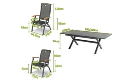 HARTMAN Xanadu / Da Vinci Sitzgruppe, Xerix/natur, Alu/Teak/Glaskeramik, 4 Dining Sessel, 2 Multipo, 160/220x100cm, FSC-Teak Armlehnen 11 HARTMAN Xanadu / Da Vinci Sitzgruppe, Xerix/natur, Alu/Teak/Glaskeramik, 4 Dining Sessel, 2 Multipo, 160/220x100cm, FSC-Teak Armlehnen -Gartenmoebel Verkaufs-Shop 23292 mass.jpg