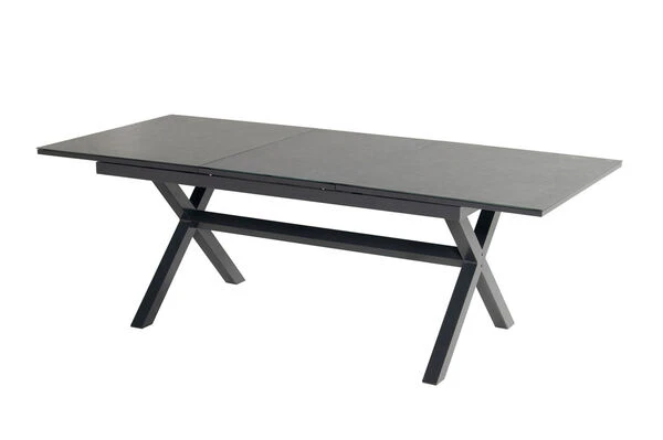 HARTMAN Xanadu / Raffaelo Sitzgruppe, Xerix/natur, Alu/Teak/Glaskeramik, 6 Dining Sessel, 2 Multipo, 160/220x100cm, FSC-Teak Armlehnen 4 HARTMAN Xanadu / Raffaelo Sitzgruppe, Xerix/natur, Alu/Teak/Glaskeramik, 6 Dining Sessel, 2 Multipo, 160/220x100cm, FSC-Teak Armlehnen – Bild 2