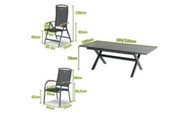 HARTMAN Xanadu / Raffaelo Sitzgruppe, Xerix/natur, Alu/Teak/Glaskeramik, 6 Dining Sessel, 2 Multipo, 160/220x100cm, FSC-Teak Armlehnen 11 HARTMAN Xanadu / Raffaelo Sitzgruppe, Xerix/natur, Alu/Teak/Glaskeramik, 6 Dining Sessel, 2 Multipo, 160/220x100cm, FSC-Teak Armlehnen -Gartenmoebel Verkaufs-Shop 23301 mass.jpg