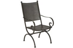 MBM Romeo Esstischgarnitur, Marone, Schmiedeeisen Verzinkt, Tisch Ø100 X 73 Cm, 2x Sessel -Gartenmoebel Verkaufs-Shop 23363 2.jpg