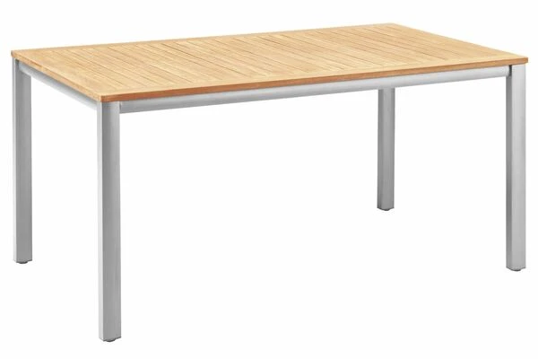 KETTLER Granada/Easy Sitzgruppe, Silber/anthrazit, Alu/Textilene, Teaktisch 160x95 Cm,4 Multipo, FSC-Teak Tischplatte 4 KETTLER Granada/Easy Sitzgruppe, Silber/anthrazit, Alu/Textilene, Teaktisch 160x95 Cm,4 Multipo, FSC-Teak Tischplatte – Bild 2