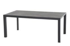 SIENA GARDEN Carlos/Solea Dining Set, Anthrazit/grau/blau, Alu/Gardino®-Geflecht/Keramik, 180 X 100cm, Inkl. 4 Diningsessel, Stufenlos Verstellbar -Gartenmoebel Verkaufs-Shop 23688 01.JPG 1