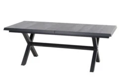 SIENA GARDEN Messina/Corido Dining Set, Anthrazit, Alu/Geflecht/Keramik, 200-260 X 100 Cm, Inkl. 4 Diningsessel 22 SIENA GARDEN Messina/Corido Dining Set, Anthrazit, Alu/Geflecht/Keramik, 200-260 X 100 Cm, Inkl. 4 Diningsessel -Gartenmoebel Verkaufs-Shop 23806 3.jpg