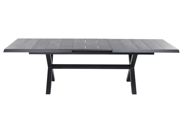 SIENA GARDEN Messina/Velia Dining Set, Anthrazit/grau, Alu/Ranotex®-Gewebe/Keramik, 200-260x100, Inkl. 8 Diningsessel 12 SIENA GARDEN Messina/Velia Dining Set, Anthrazit/grau, Alu/Ranotex®-Gewebe/Keramik, 200-260x100, Inkl. 8 Diningsessel – Bild 10