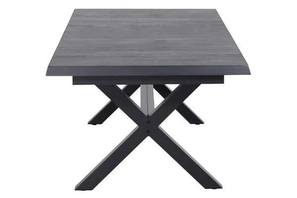 SIENA GARDEN Messina/Velia Dining Set, Anthrazit/grau, Alu/Ranotex®-Gewebe/Keramik, 200-260x100, Inkl. 8 Diningsessel 13 SIENA GARDEN Messina/Velia Dining Set, Anthrazit/grau, Alu/Ranotex®-Gewebe/Keramik, 200-260x100, Inkl. 8 Diningsessel – Bild 11