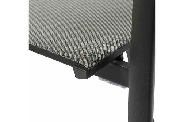 SIENA GARDEN Messina/Velia Dining Set, Anthrazit/grau, Alu/Ranotex®-Gewebe/Keramik, 200-260x100, Inkl. 8 Diningsessel 9 SIENA GARDEN Messina/Velia Dining Set, Anthrazit/grau, Alu/Ranotex®-Gewebe/Keramik, 200-260x100, Inkl. 8 Diningsessel – Bild 7