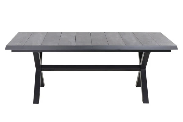 SIENA GARDEN Messina/Velia Dining Set, Anthrazit/grau, Alu/Ranotex®-Gewebe/Keramik, 200-260x100, Inkl. 8 Diningsessel 11 SIENA GARDEN Messina/Velia Dining Set, Anthrazit/grau, Alu/Ranotex®-Gewebe/Keramik, 200-260x100, Inkl. 8 Diningsessel – Bild 9